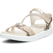 Carica l'immagine nel visualizzatore di Gallery, ECCO Sandalo Soft Pitone Metallic – Donna