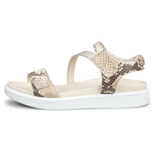 Carica l'immagine nel visualizzatore di Gallery, ECCO Sandalo Soft Pitone Metallic – Donna