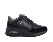 Carica l'immagine nel visualizzatore di Gallery, Sneaker Keys Donna Nero Suola Inserto Bolla