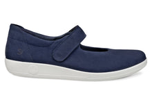 Carica l'immagine nel visualizzatore di Gallery, ECCO Mary Jane Slip-On Donna – Blu | Comfort &amp; Stile