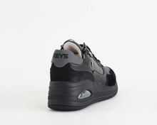 Carica l'immagine nel visualizzatore di Gallery, Sneaker Keys Donna Nero Suola Inserto Bolla