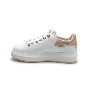 KEYS SNEAKER PELLE BIANCO