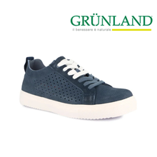 Carica l'immagine nel visualizzatore di Gallery, Grunland HOAN Sneaker Donna Camoscio Jeans