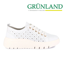 Carica l'immagine nel visualizzatore di Gallery, Grunland Sneaker Donna Bianco Microforata