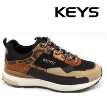Carica l'immagine nel visualizzatore di Gallery, Sneaker Keys Donna Nero e Marrone