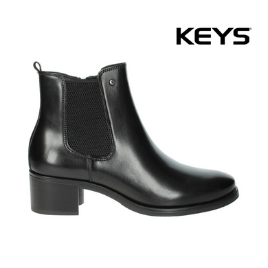 KEYS STIVALETTO NERO PELLE T.40