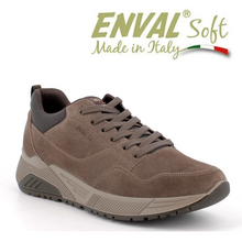 Load image into Gallery viewer, ENVAL SOFT MEN'S NUBUCK SNEAKER COFFEE