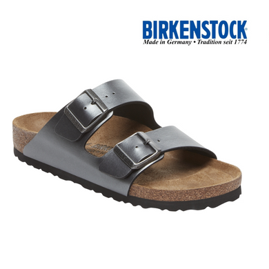 BIRKENSTOCK ARIZONA METALLIC NERO BIRKO-FLOR