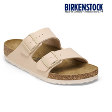 Carica l&#39;immagine nel visualizzatore di Gallery, BIRKENSTOCK ARIZONA NEW BEIGE BIRKO-FLOR