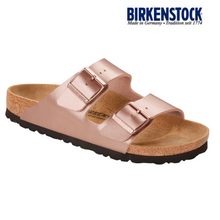 Carica l&#39;immagine nel visualizzatore di Gallery, BIRKENSTOCK ARIZONA COPPER BIRKO-FLOR