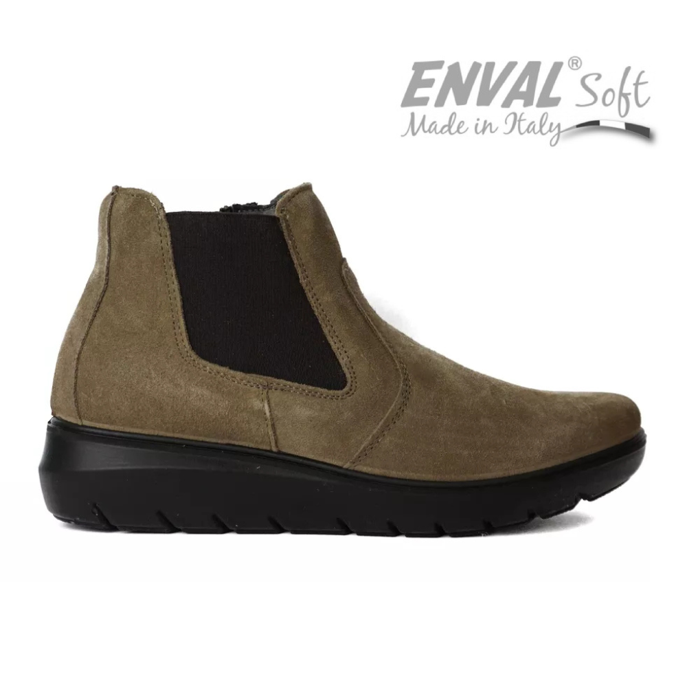 ENVAL SOFT DONNA STIVALETTO  FANGO