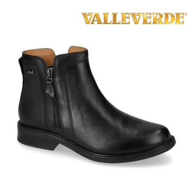 VALLEVERDE STIVALETTO NAPPA NERO