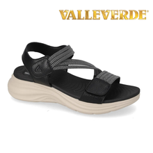 Carica l'immagine nel visualizzatore di Gallery, Valleverde Sandalo Donna Sportivo Nero
