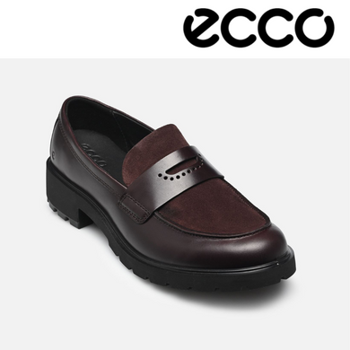 ECCO DONNA MOCASSINO PELLE MARRONE