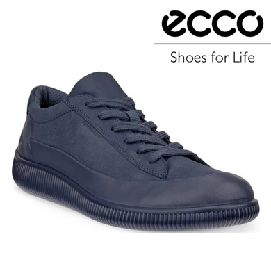 ECCO SOFT ZERO PELLE BLU