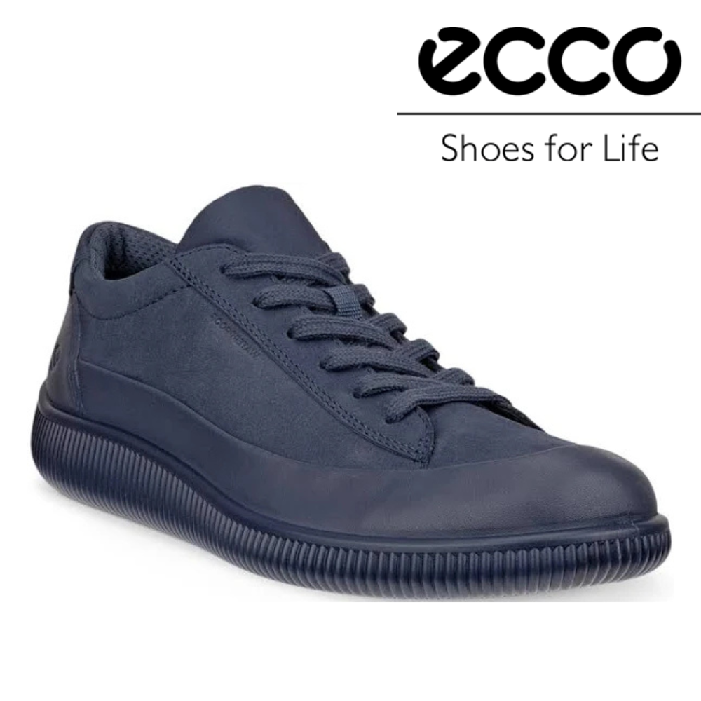 ECCO SOFT ZERO SNEAKERS NABUK BLU