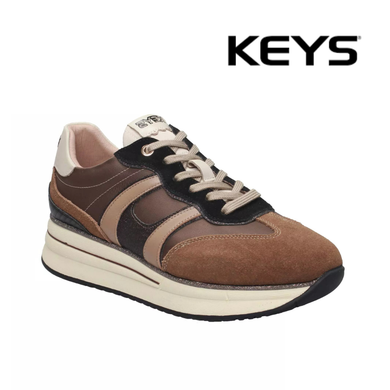 KEYS SNEAKER BROWN BEIGE