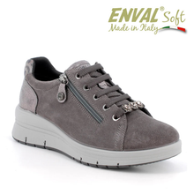 Carica l&#39;immagine nel visualizzatore di Gallery, ENVAL SOFT DONNA SNEAKER GRIGIO