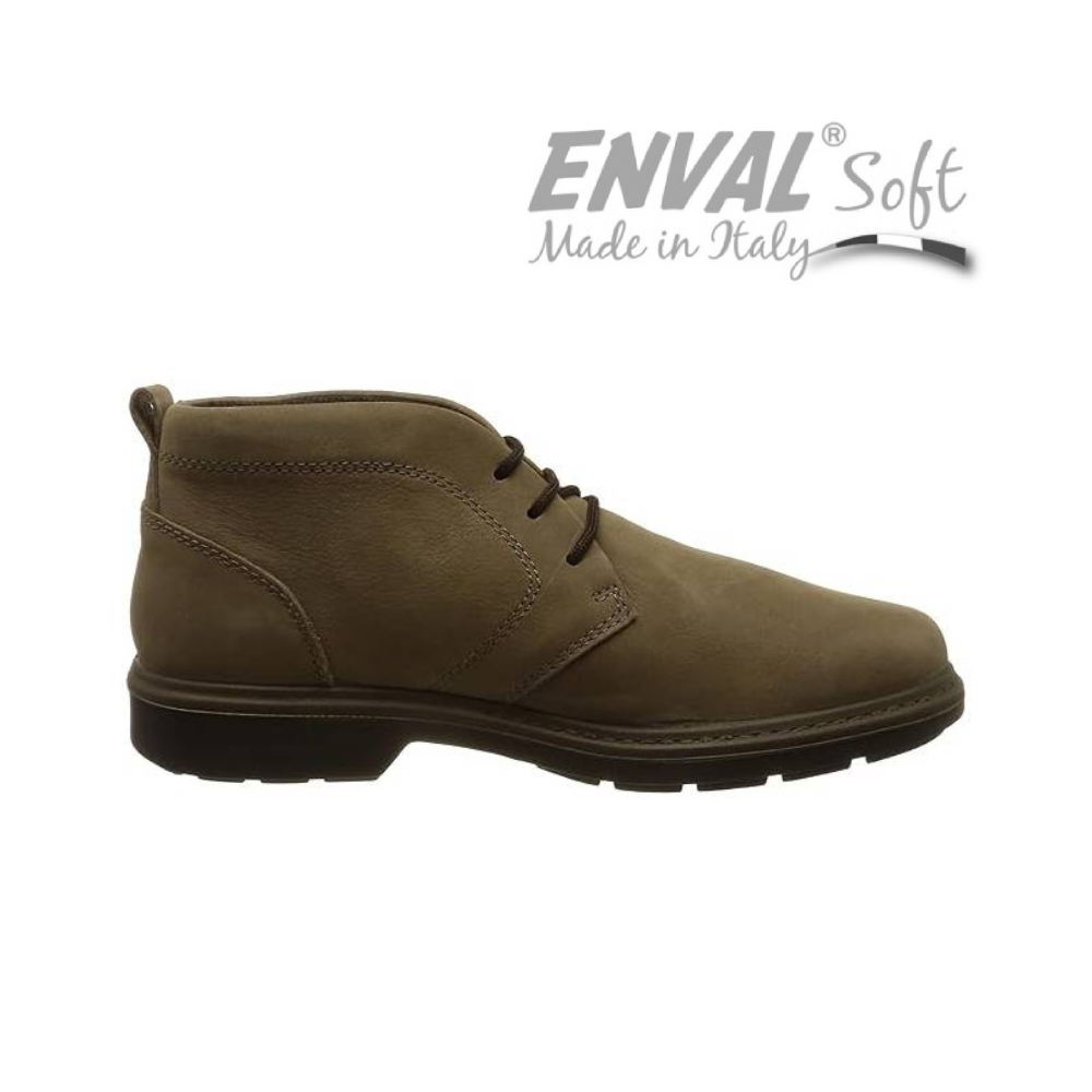 ENVAL SOFT UOMO POLACCO NABUK FANGO