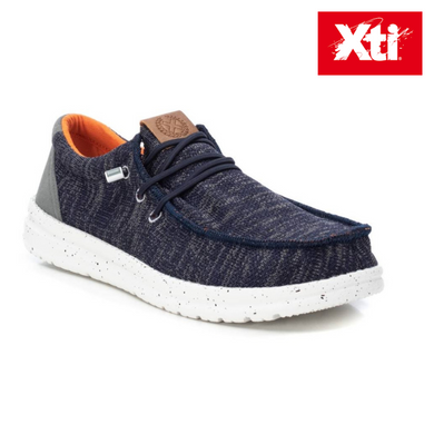 XTI | Scarpe casual da uomo - Scarpe blu navy con dettagli - Scarpe con XTI | Scarpe casual da uomo - Scarpe blu navy con dettagli - Scarpe con