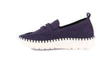 Carica l'immagine nel visualizzatore di Gallery, Grunland SILI – Mocassino Donna Camoscio Blu