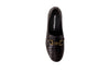 Mocassino Valleverde donna in pelle marrone con dettaglio cocco