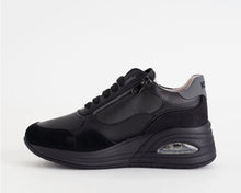 Carica l'immagine nel visualizzatore di Gallery, Sneaker Keys Donna Nero Suola Inserto Bolla