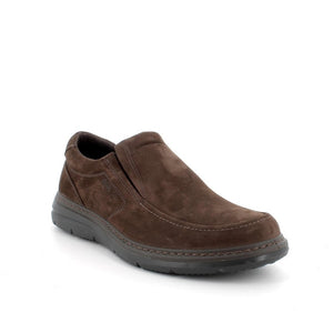 ENVAL SOFT UOMO MOCASSINO NABUK CAFFE'