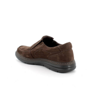 ENVAL SOFT UOMO MOCASSINO NABUK CAFFE'