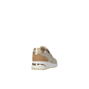 SNEAKER KEYS PELLE BEIGE/PLATINO