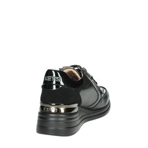 SNEAKER KEYS PELLE NERO