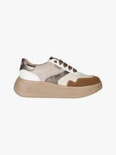 Carica l'immagine nel visualizzatore di Gallery, Sneaker Keys Donna Cuoio Beige Art. 11290
