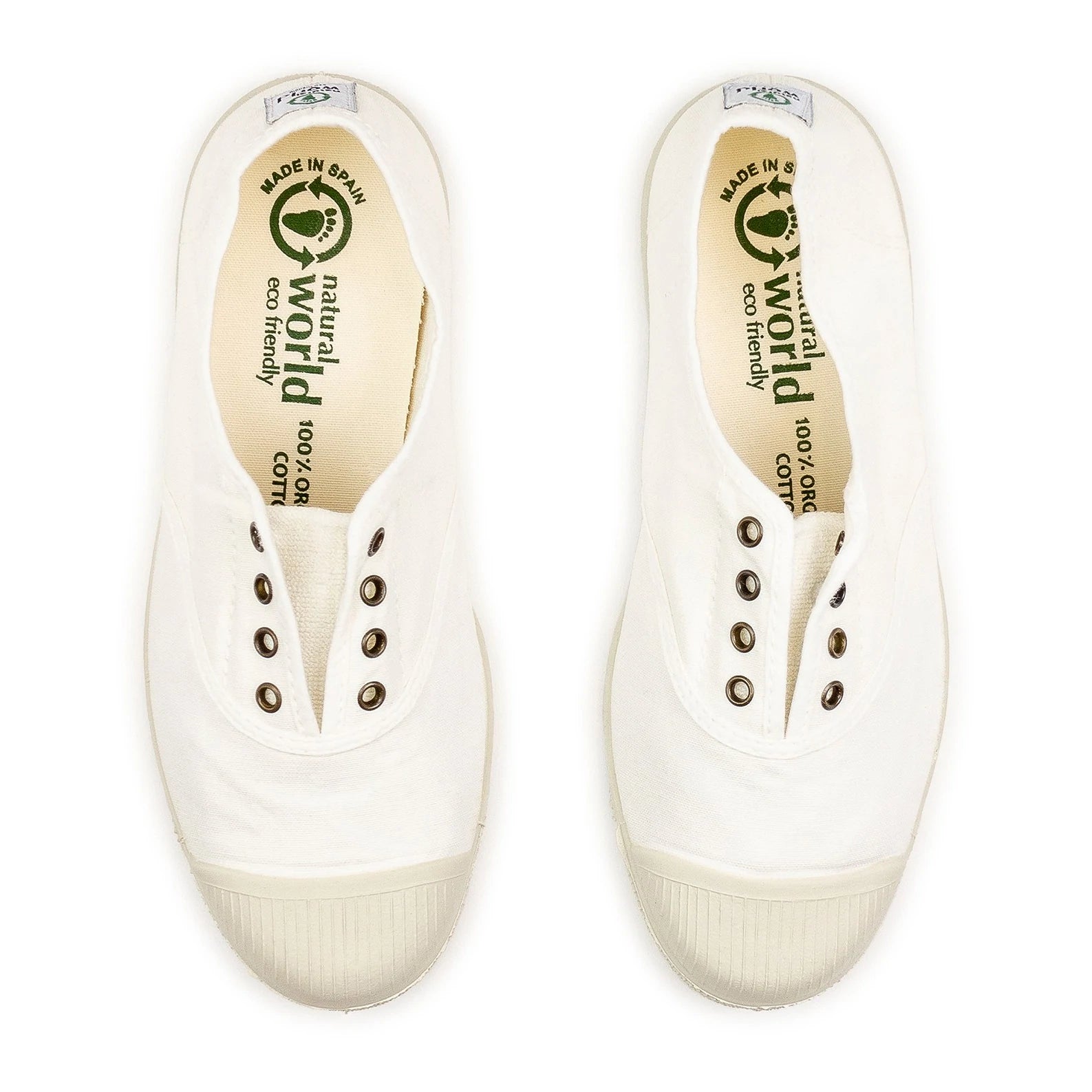 NATURAL WORLD SNEAKER DONNA COLOR Bianco ART.102 COLLEZIONE Estate Le Scarpe di Campagna