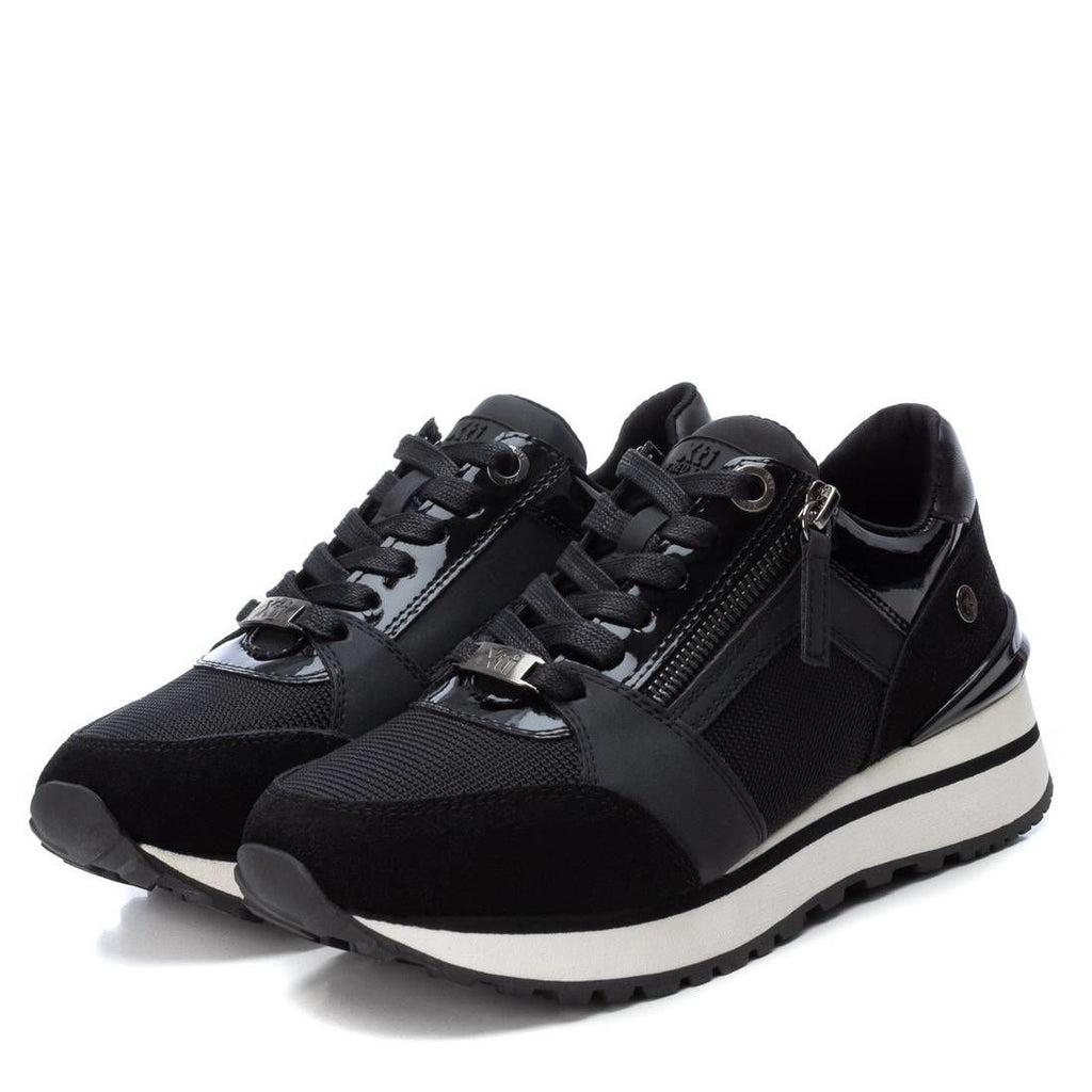 Xti WOMEN'S BLACK SNEAKER