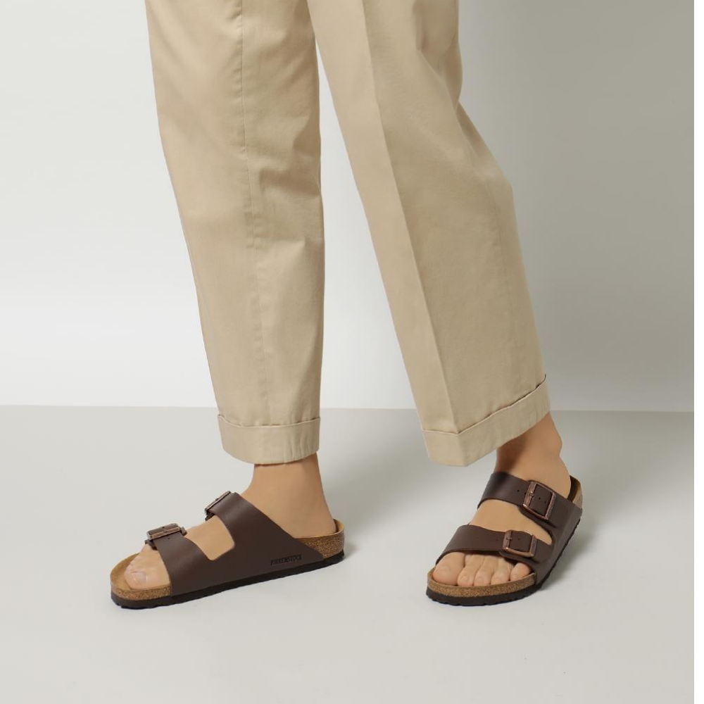 BIRKENSTOCK ARIZONA BROWN LEATHER